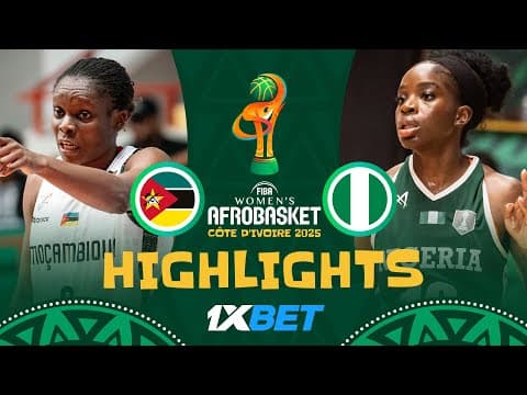 Total Control: Nigeria 🇳🇬 Outshines Mozambique 🇲🇿 in One-Sided Showdown at #AfroBasketWomen 2025