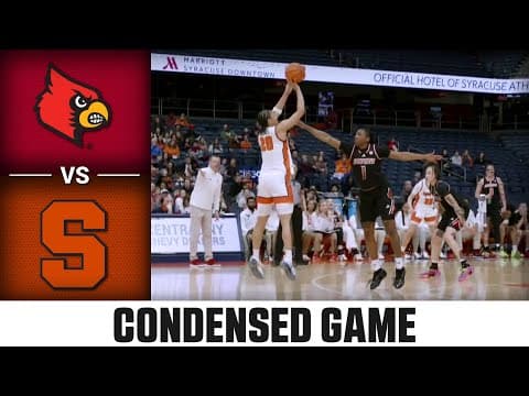Louisville vs. Syracuse Condensed Game | 2025-26 ACC Women's Basketball