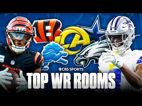 Top 5 NFL wide receiver rooms entering 2026 ✅