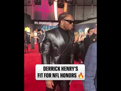 Derrick Henry on the red carpet 😮‍💨 (via NFL)