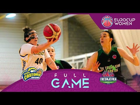 LIVE - Castors Braine v WBC Tresnjevka Dinamo LTD | EuroCup Women 2025-26 | Regular Season