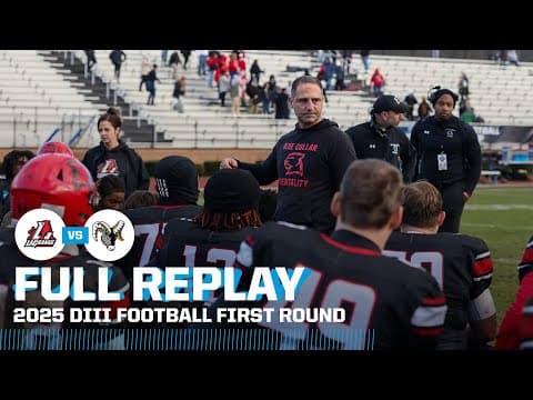 LaGrange vs. Framingham State: 2025 DIII football tournament first round | FULL REPLAY