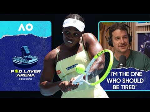 Wet Weather, Crowd Catches and Sloane Stephens Stops By | Pod Laver Arena | Australian Open 2026