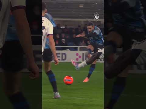 Scamacca’s backheel 😮‍💨 #AtalantaCagliari #GoAtalantaGo ⚫️🔵