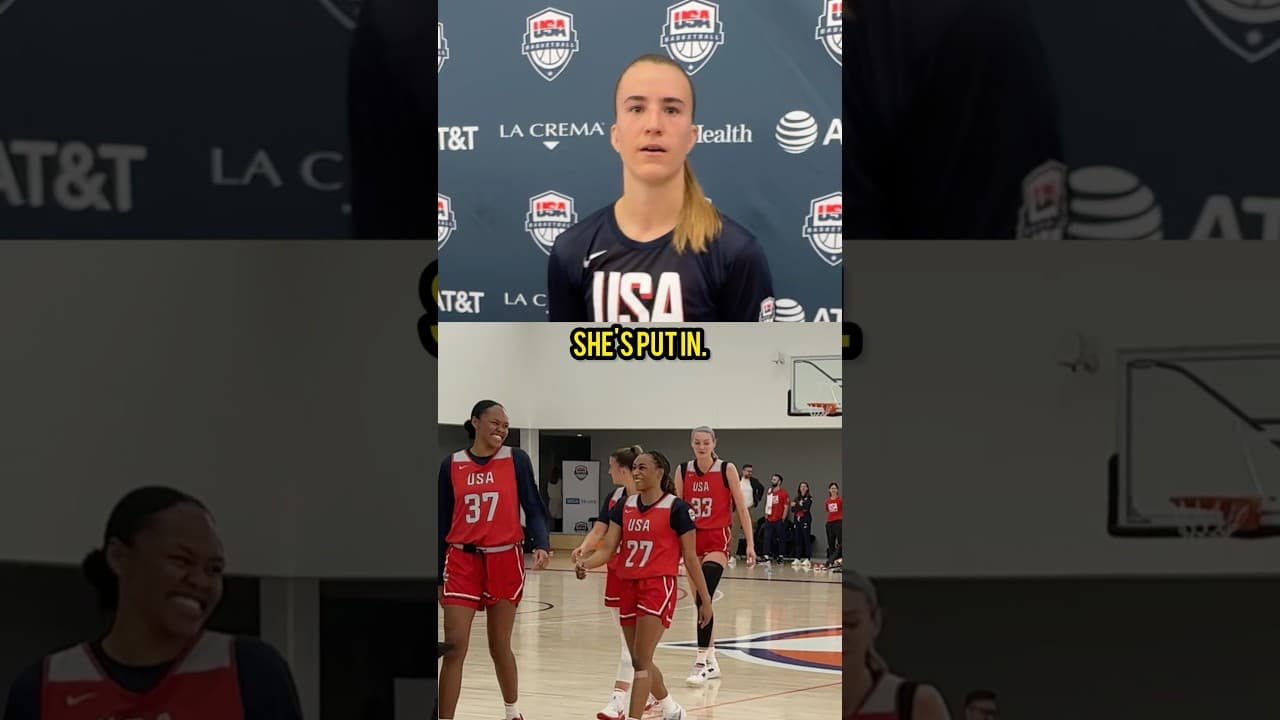 Sabrina Ionescu, Mikayla Blakes bonded at Team USA training camp 🤝🏀