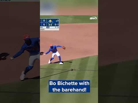 A nice play by Bo Bichette with the barehand on the chopper!