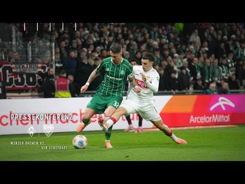 PRESSEKONFERENZ NACH STUTTGART I SV Werder Bremen vs. VfB Stuttgart