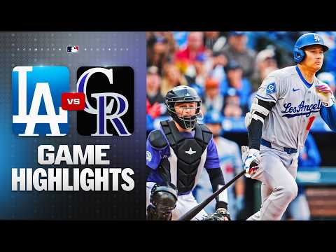 Dodgers vs. Rockies Game Highlights (4/18/26) | MLB Highlights