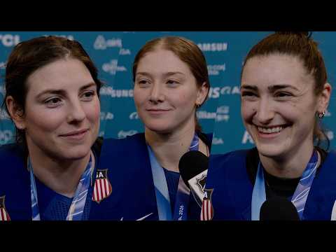 U.S Women's Hockey talks winning Gold vs. Canada
