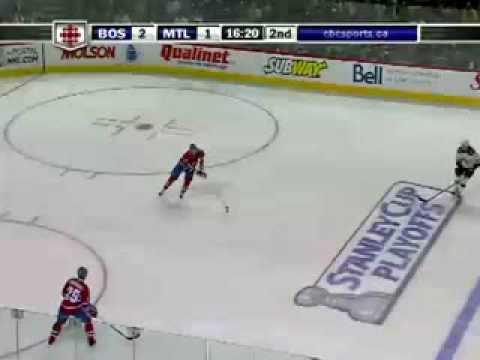 Bruins @ Canadiens Game 3 4-20-09