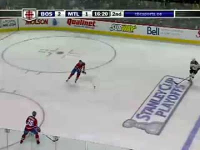 Bruins @ Canadiens Game 3 4-20-09