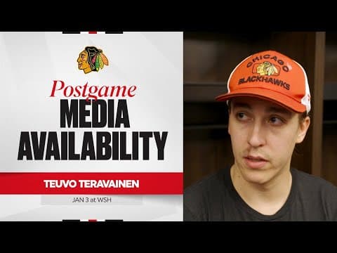 "It was a good battle." | Teuvo Teravainen Postgame 1.3.26