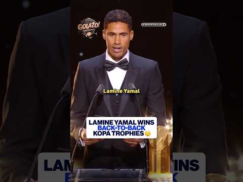 Lamine Yamal is the first back-to-back Kopa trophy winner  💪