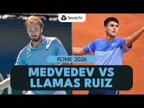 Daniil Medvedev vs Pablo Llamas Ruiz 💪 | Rome 2026 Highlights