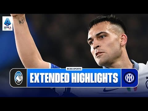 Atalanta vs. Inter: Extended Highlights | Serie A | CBS Sports Golazo