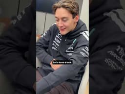 George needed an ice pack 🧊 (via mercedesamgf1/TT)