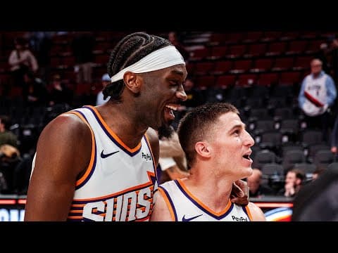 Mark Williams Postgame Interview With Amanda Pflurgad | Phoenix Suns