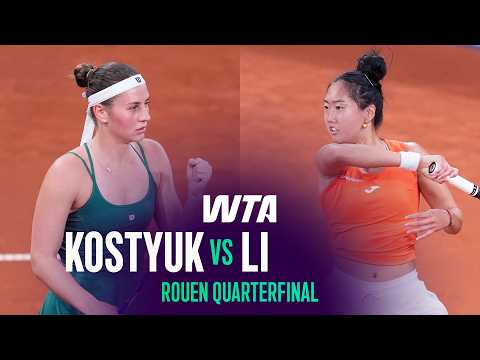 Marta Kostyuk vs. Ann Li | 2026 Rouen Quarterfinals | WTA Match Highlights