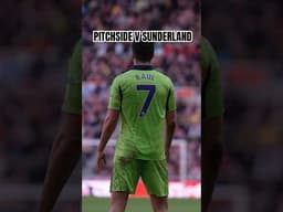 Pitchside for Sunderland v Fulham. 🎥