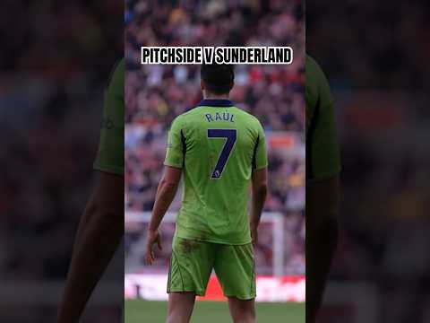 Pitchside for Sunderland v Fulham. 🎥