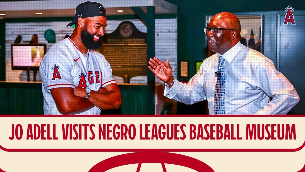Jo Adell Visits Negro Leagues Baseball Museum