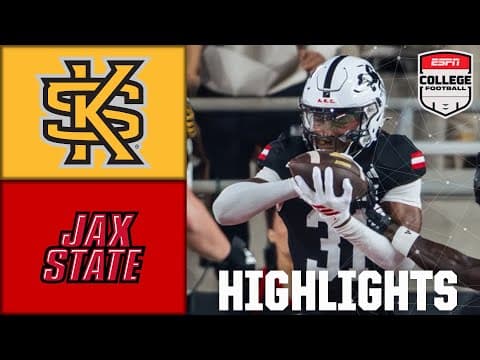 Kennesaw State Owls vs. Jacksonville State Gamecocks | Full Game Highlights | ESPN College Football