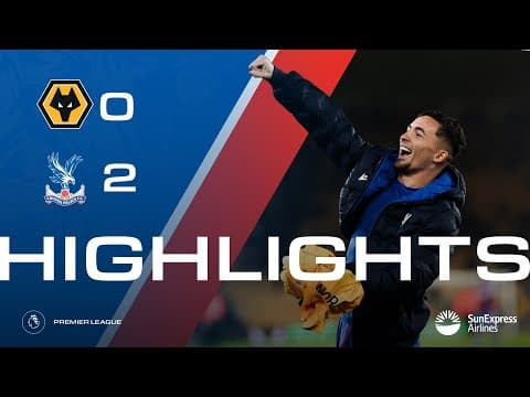 Pino Screamer 😍 | Wolves 0-2 Crystal Palace | Match Highlights