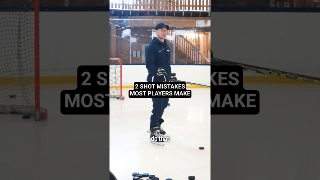 2 SHOT MISTAKES MOST PLAYERS MAKE. LEARN MORE AT ITRAINHOCKEY.COM!