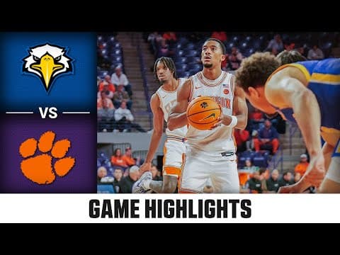 Morehead St. vs. Clemson Game Highlights | 2025-26 ACC Men's Basketball