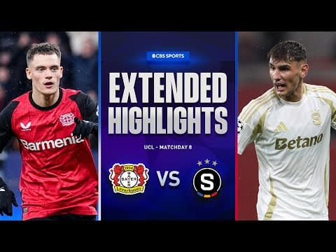 Bayer Leverkusen vs. Sparta Praha: Extended Highlights | UCL League Phase MD 8 | CBS Sports Golazo