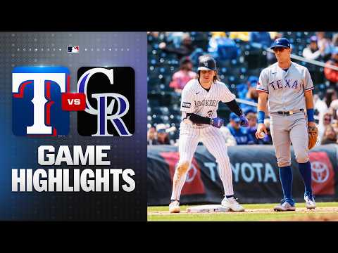 Rangers vs. Rockies Game Highlights (5/20/26) | MLB Highlights