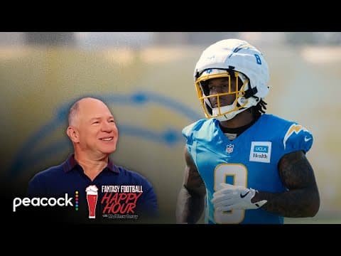 Chargers' Omarion Hampton will lead league in rushing TDs | Fantasy Football Happy Hour | NFL on NBC