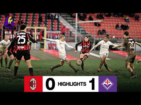 Rossonere sconfitte sotto la pioggia | Milan-Fiorentina 0-1 | Serie A Women Highlights