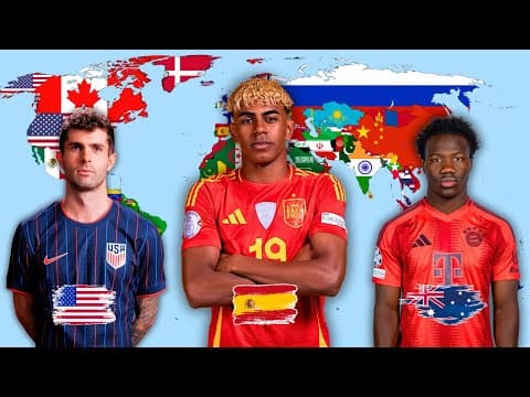 The Best Footballer From EVERY Country In The World (2025)