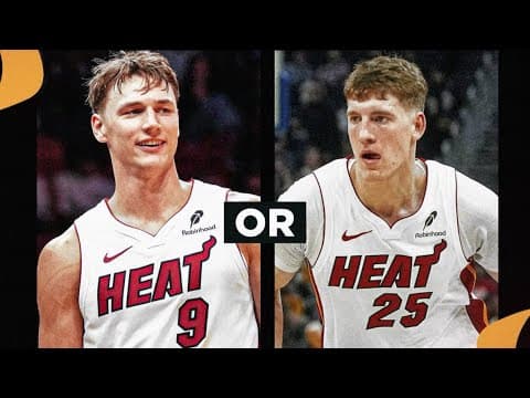 MIAMI HEAT UPDATE GIANNIS TRADE OFFER! Keep Kasparas Jakucionis or Pelle Larsson?