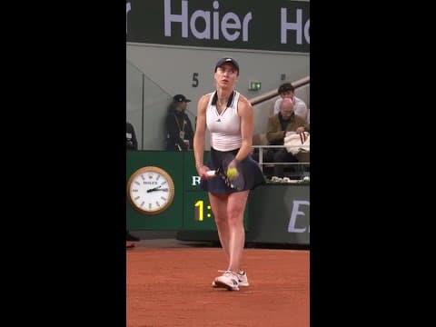 Kostyuk with the great defensive skills but Svitolina with the perfect finish at the net 🤌   #short