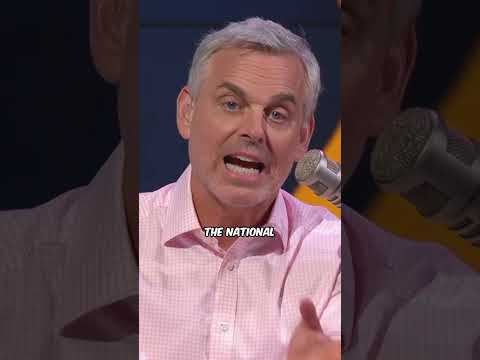 Colin says the same teams will rule #CFP despite realignment 👀 #liberty #boisestate