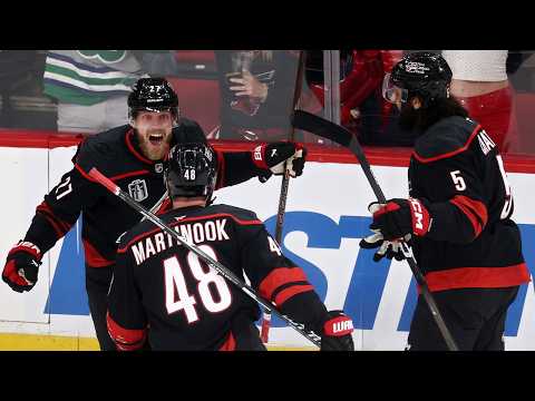 Ehlers AGAIN! Canes up 2-0 in Stanley Cup Final Game 1!!