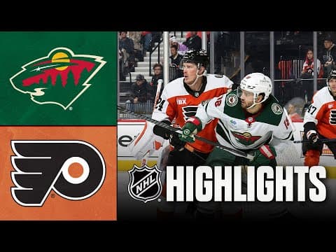 NHL Highlights | Wild vs. Flyers | October 18, 2025