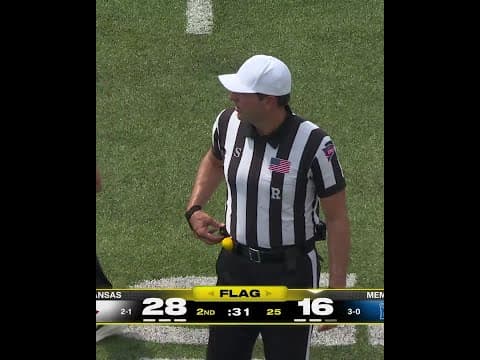 Was this offensive or defensive pass interference? 🤔