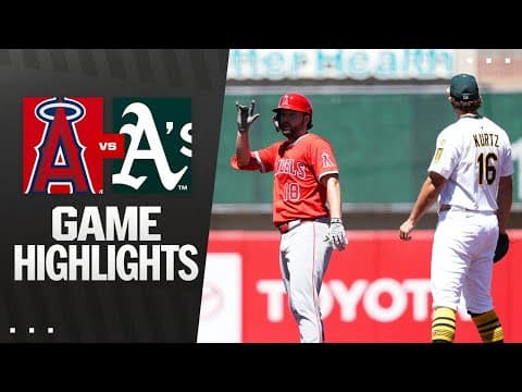 Angels vs. A's Game Highlights (8/17/25) | MLB Highlights