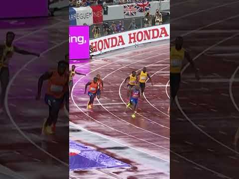 Noah Lyles anchors US 4x100m team to title defense 🤝 #worldathleticschamps #sports #noahlyles #usa