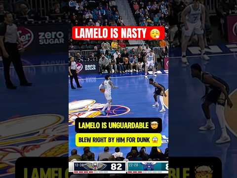 LaMelo UNSTOPPABLE SPEED into dunk 😳🔥