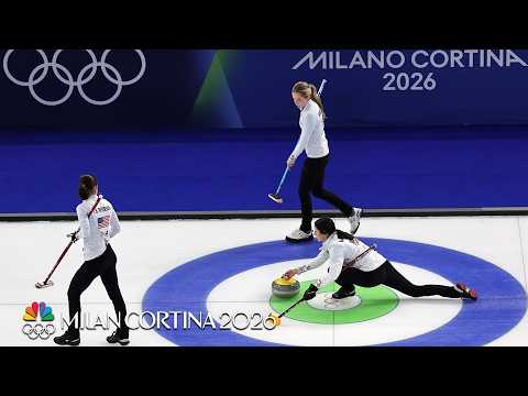 Tabitha Peterson's clutch throw sends USA to curling semifinal | Winter Olympics 2026 | NBC Sports