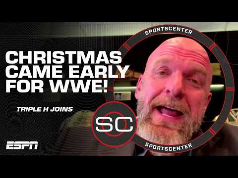 Triple H on Wrestlepalooza streaming live on ESPN 🗣️ 'LIKE CHRISTMAS CAME EARLY!' | SportsCenter