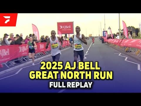 2025 AJ Bell Great North Run | Full Replay