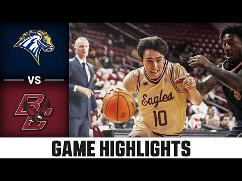 New Haven vs. Boston College Game Highlights | 2025-26 ACC Men’s Basketball