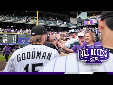 Rockies All Access | Hunter Goodman Fan Appreciation Lap