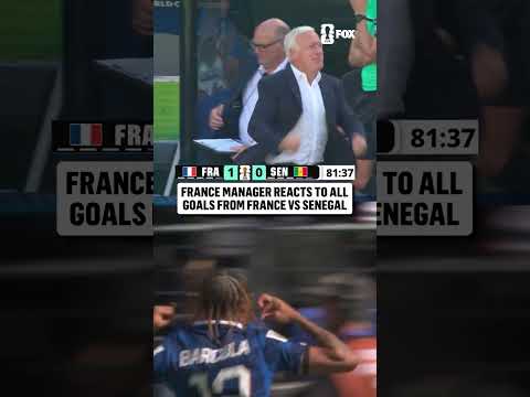 Deschamps kept getting more and more HYPED 🇫🇷