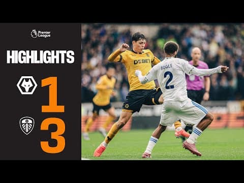 Krejci scores but it ends in defeat | Wolves 1-3 Leeds | Match highlights